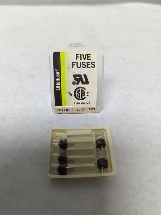 LITTELFUSE,1 1/2A 273,MICRO FUSES PACK OF 5 NOS