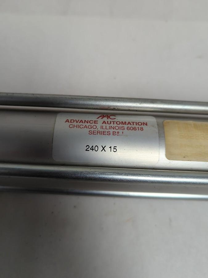 Used ADVANCE AUTOMATRION,240X15,PNEUMATIC CYLINDER PRE-OWNED