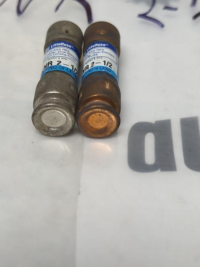 LITTELFUSE,FLNR-2-1/2.CLASS RK5 FUSE LOT OF 2 NOS
