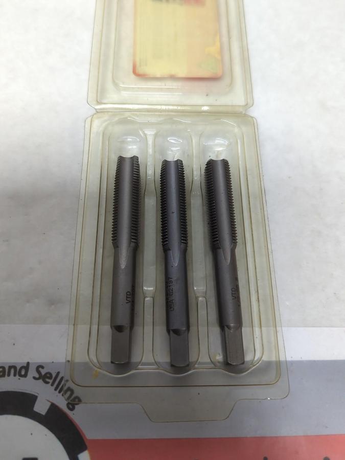 VERMONT TAP AND DIE,1/2-20,HND TAP SET CARBON 4 FL 3-PC SET NOS