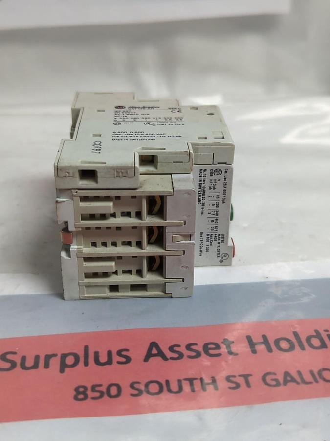 Used ALLEN BRADLEY,140-MN-0630,SERIES C MANUAL MOTOR STARTER PRE-OWNED