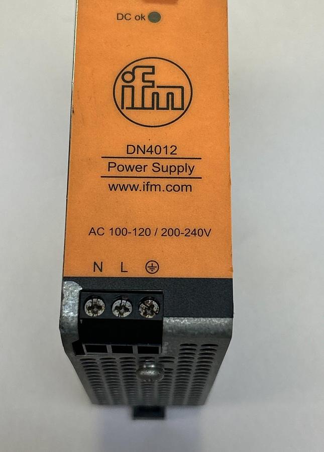 Used IFM EFECTOR,DN4012,POWER SUPPLY 24VDC 5A