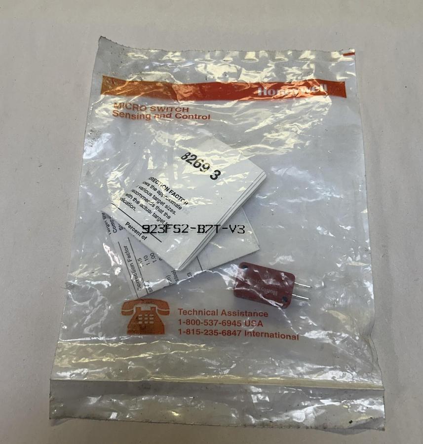 HONEYWELL,923FS2-B7T-V3,MICRO SWITCH NOS