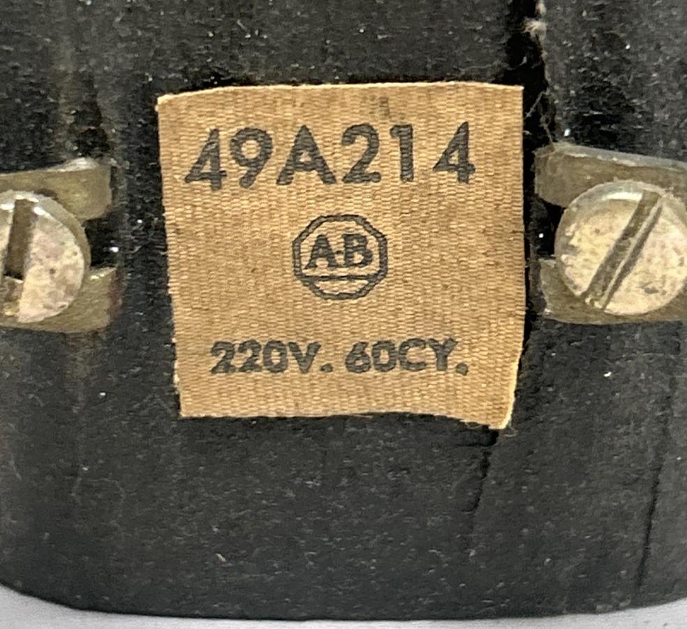 Used ALLEN BRADLEY,49A214,COIL 220V