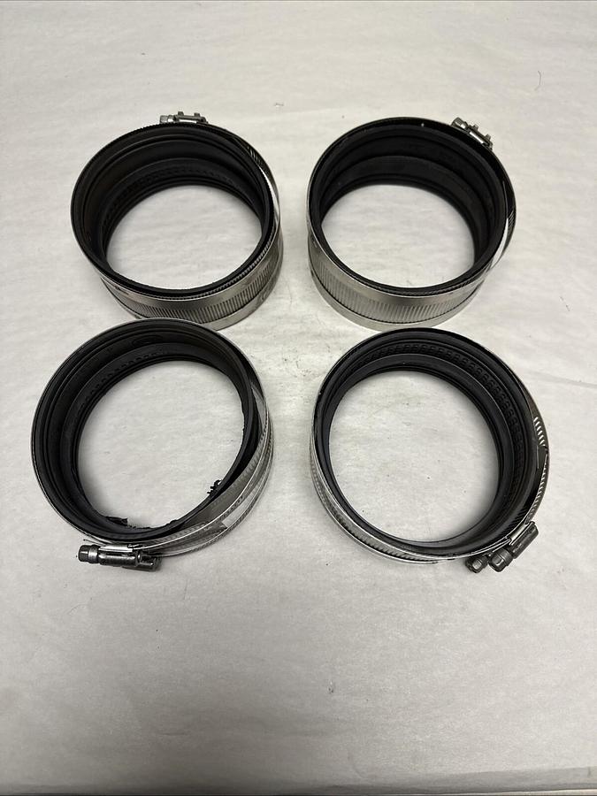 Mission,B70,4" Stainless Steel No Hub Coupling LOT of 4