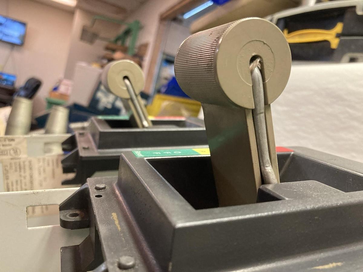 Used Cutler-Hammer,100A & 40 Amp,12 INCH MCC Dual Breaker Disconnect Bucket