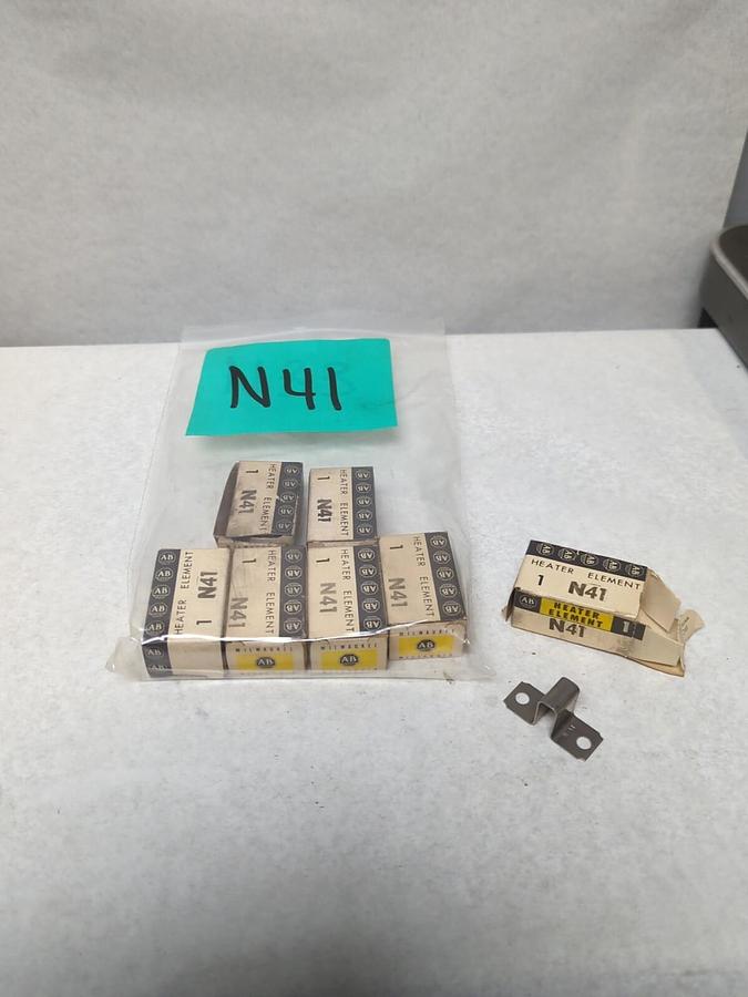 ALLEN BRADLEY,N41,THERMAL OVERLOAD HEATER ELEMENT LOT OF 7 NOS