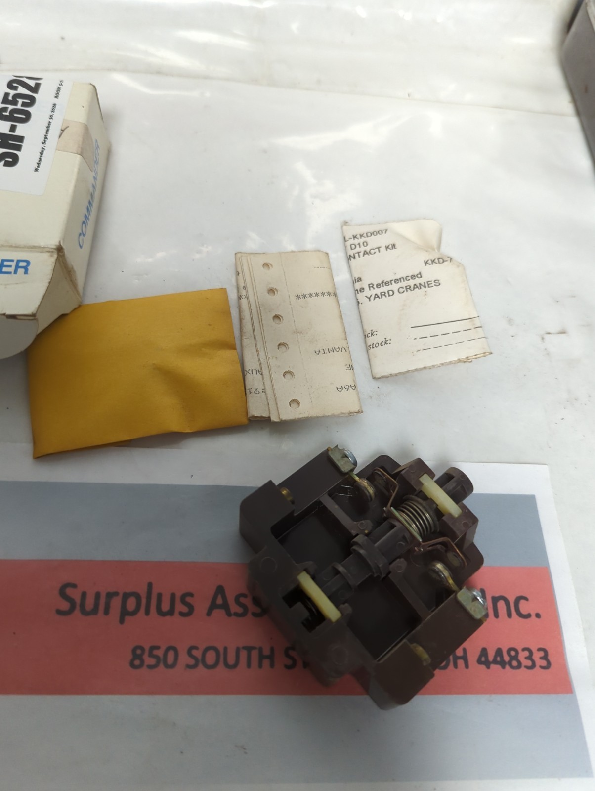 CLARK/SYLVANIA,KKD-7,CONTACT BLOCK NOS