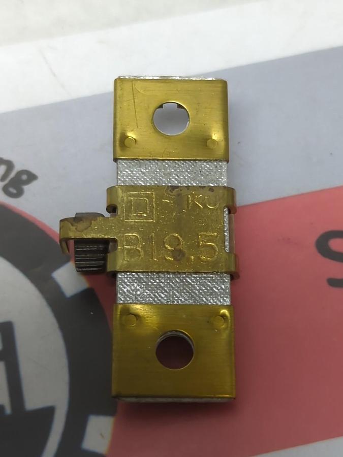 SQUARE D,B 19.5,OVERLOAD HEATER ELEMENT LOT OF 3 NOS