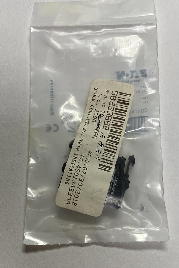Used EATON,M22-K01,CONTACT BLOCK 1 NC NEW