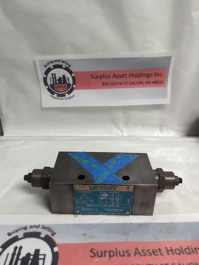 Used VICKERS,DGMFN-5-Y-A2W-B2W-30,FLOW CONTROL PRE-OWNED