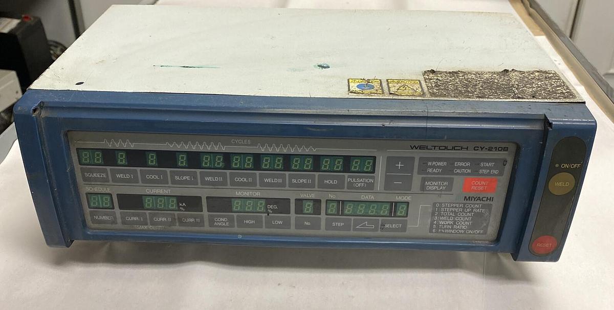 Used MIYACHI WELTOUCH,CY-210B,CONSTANT WELDING CONTROLLER