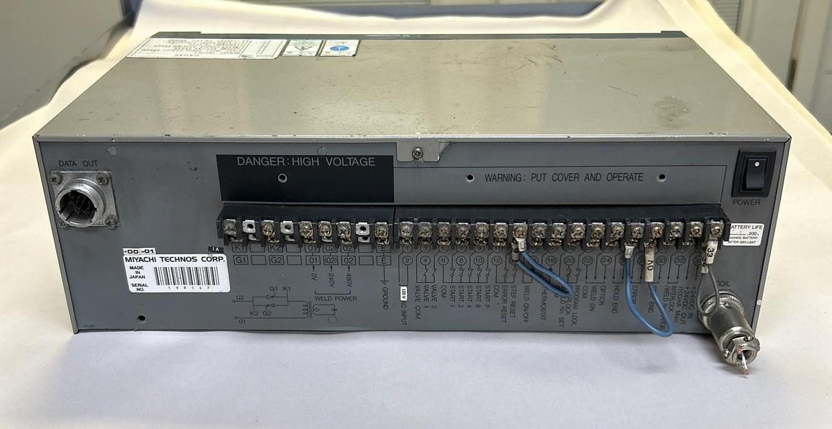Used MIYACHI,CY-210B,DISPLAY KEYBOARD WELD CONTROLLER