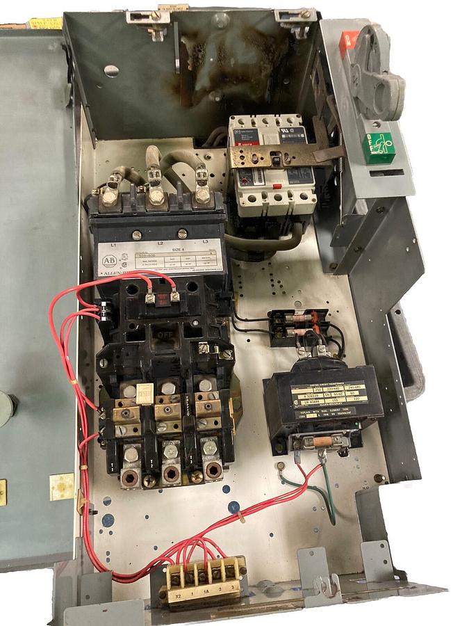 Used Allen-Bradley,2100 2113B,Size 4 MCC 25 Inch Starter Feeder Bucket