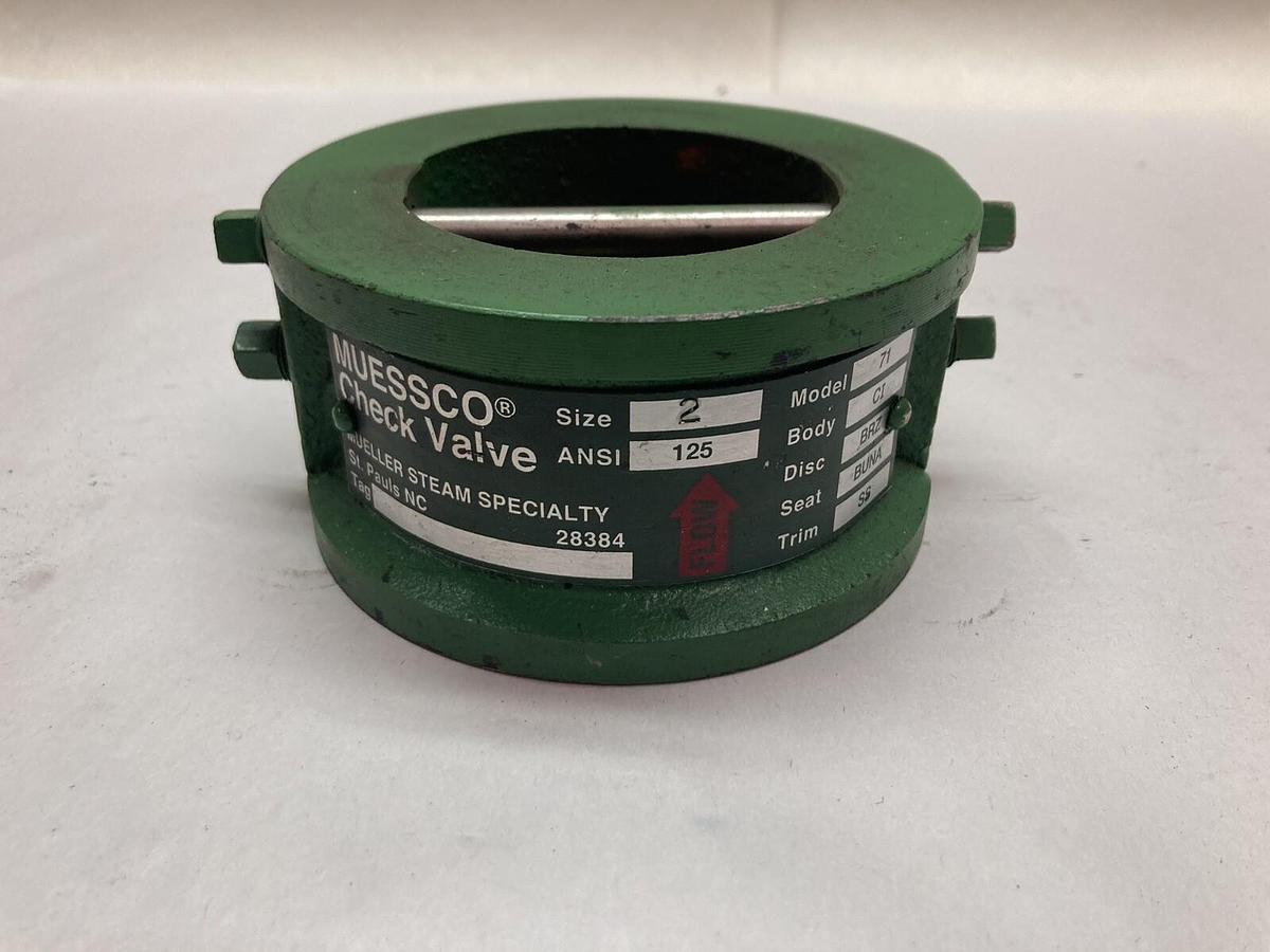 Mueller,Model 71,Muessco Check Valve Size 2