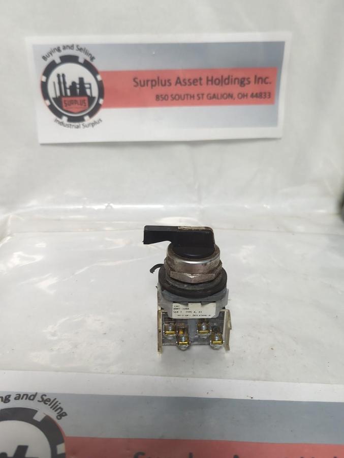 Used ALLEN BRADLEY,800T-J20A,SELECTOR SWITCH SERIES T PRE-OWNED