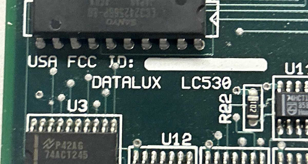 Used DATALUX,LC530,PC CIRCUIT BOARD