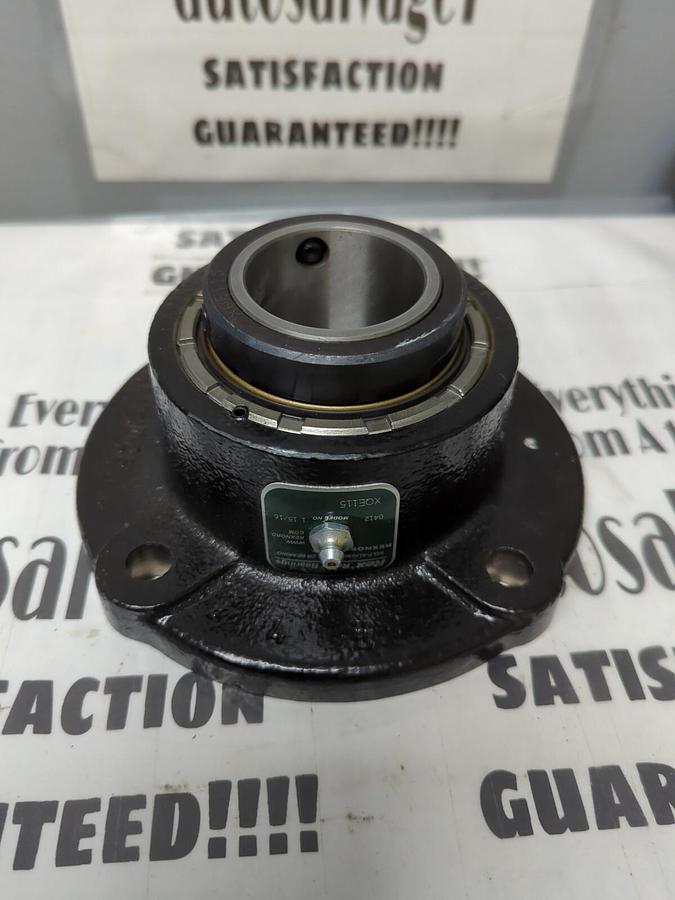 REXNORD,XQE115,FLANGE BLOCK BEARING 4-BOLT BASE 1-15/1 INCH BORE NOS