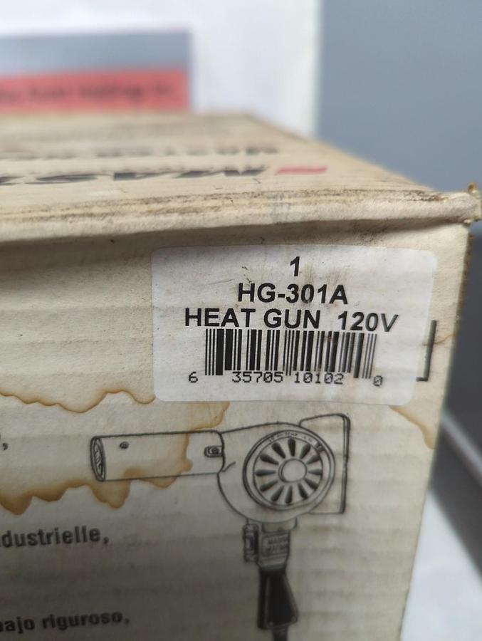 MASTER,HG-301A,INDUSTRIAL HEAT GUN NOS