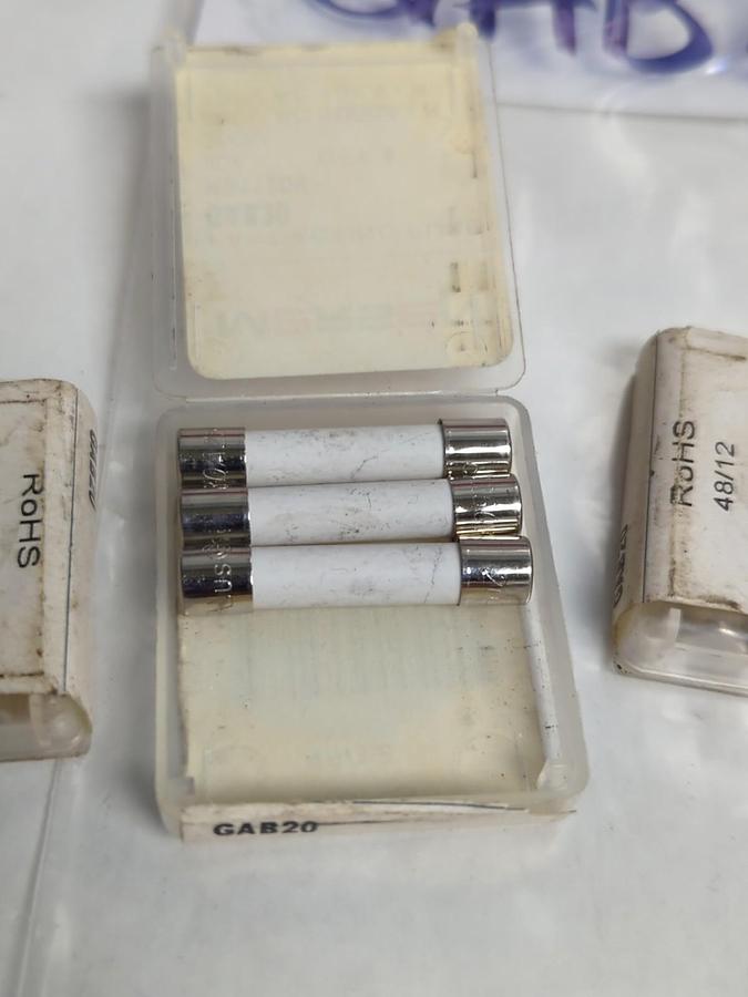 MERSEN,GAB-20,FAST ACTING 20 AMP FUSE LOT OF 18 NOS