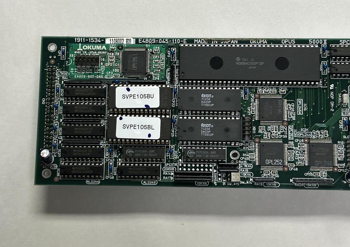 Used OKUMA,E4809-045-110-E OPUS 5000-II SPC1,PC BOARD