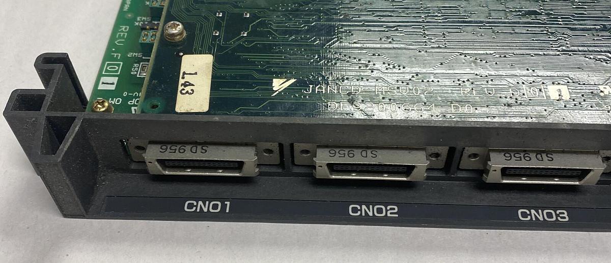 Used YASKAWA,JANCD-MSV01B W/ JANCD-MSV02, MOTOMAN ROBOTICS CONTROL BOARD