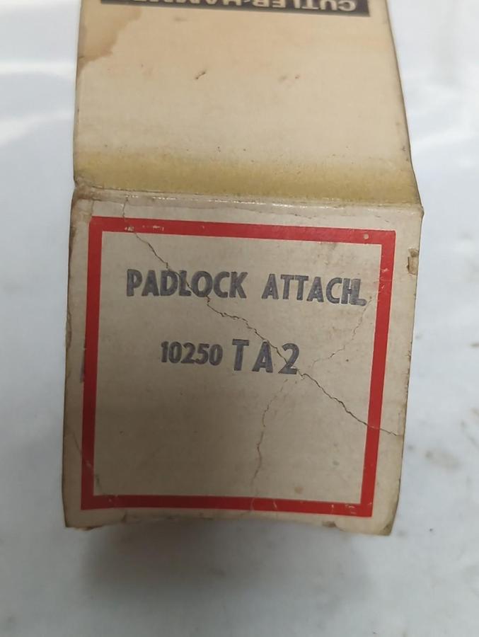 CUTLER HAMMER,10250TA2,PADLOCK ATTACHMENT FOR PUSH BUTTON NOS
