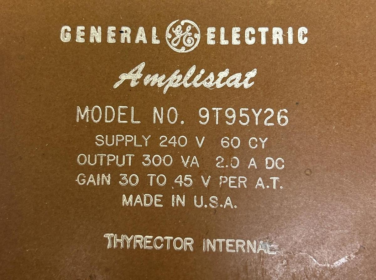 Used GENERAL ELECTRIC,9T95Y26,AMPLISTAT