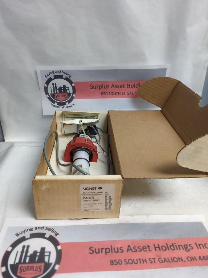 Used SIGNET,P51530-T0,FLOW SENSOR PADDL 198801663 PRE-OWNED