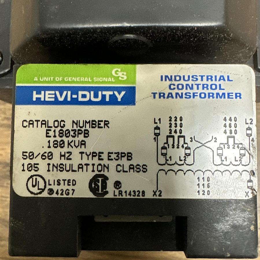 Used General Signal,E1803PB, Ind. Control Trans.180KVA 50/60HZ TYPE E3PB