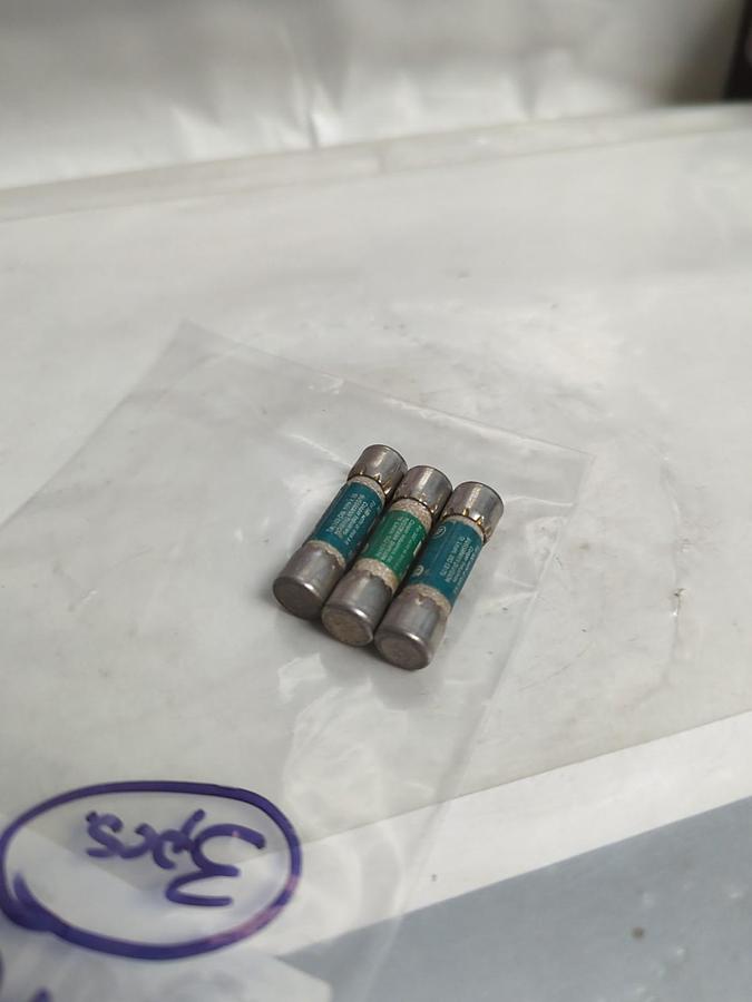 Used COOPER BUSSMANN,FNQ-2,TRON 2 AMP FUSE LOT OF 3 PRE-OWNED