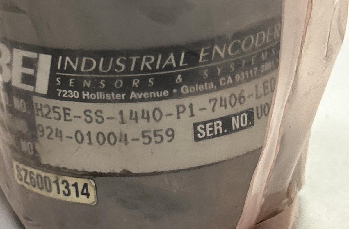 Used BEI,H25E-SS-1440-P1-7406-LED-SM16-S,INDUSTRIAL ENCODER REFURBISHED
