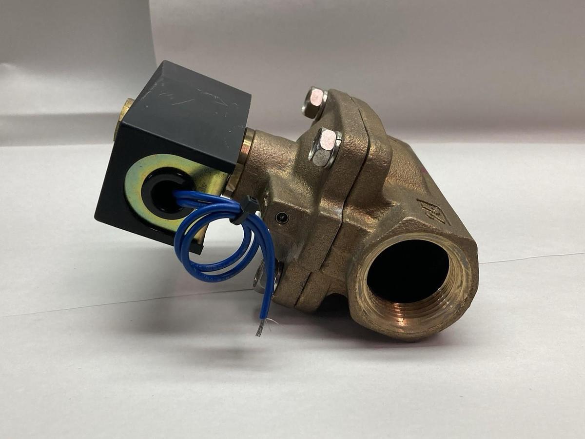 Used CKD,Model AD11-25A,Solenoid Valve 0.02-1 Air 0.02-0 Water 25(Rc1)
