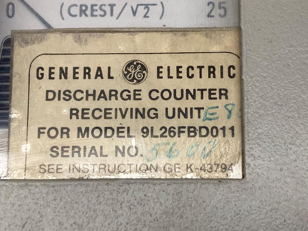 Used General Electric,9L26FBE011,Discharge Counter Receiving Unit