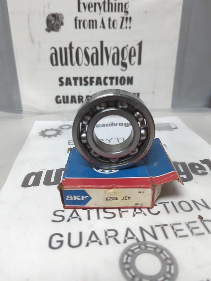 SKF,6206 JEM,DEEP GROOVE BALL BEARING 30MM BORE NOS