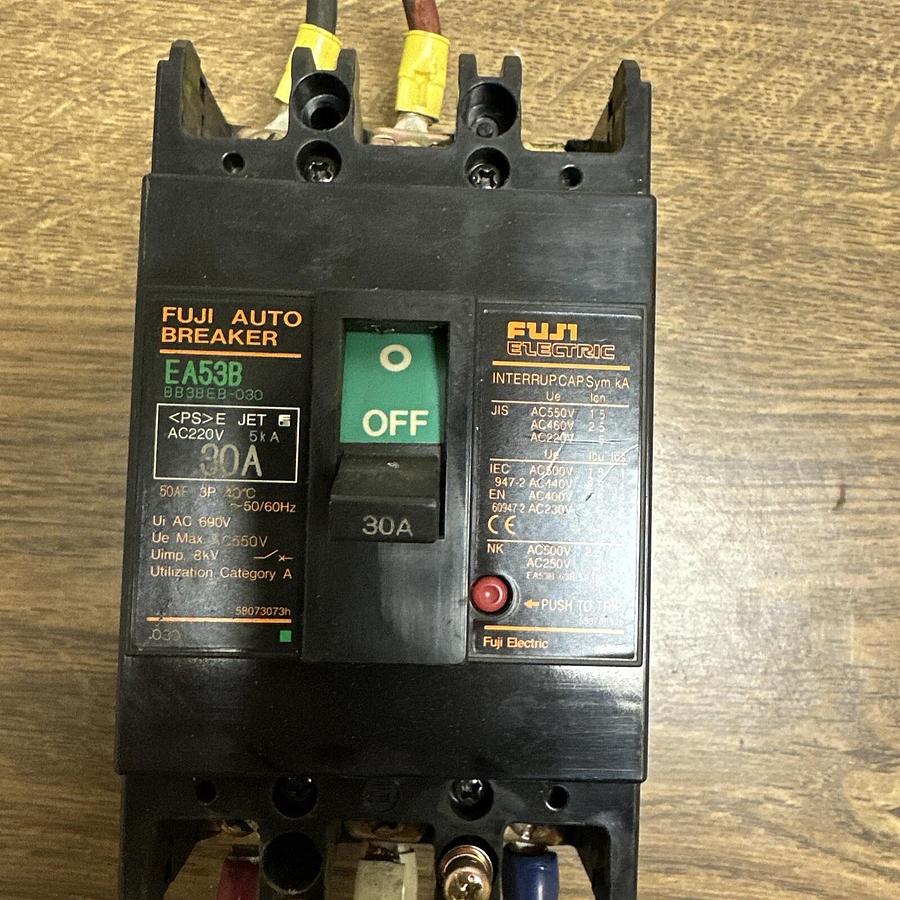 Used Fuji,EA53B-030,Auto Breaker 30Amp