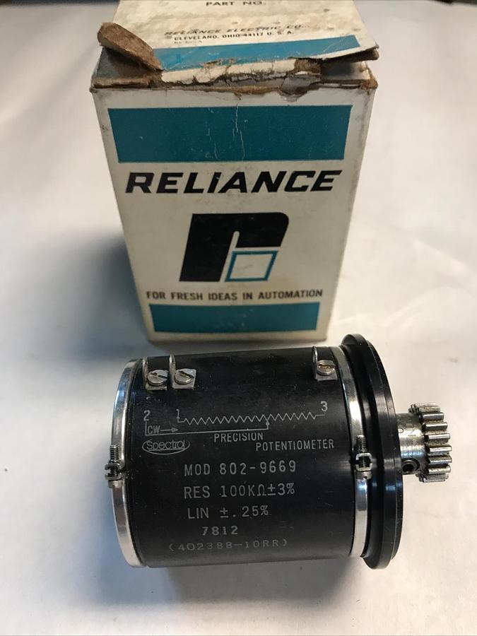 Reliance Spectra,802-9669,Precision Potentiometer