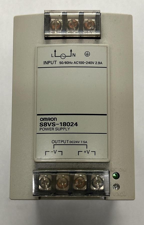 Used OMRON,S8VS-18024,POWER SUPPLY 100-240V 2.9A