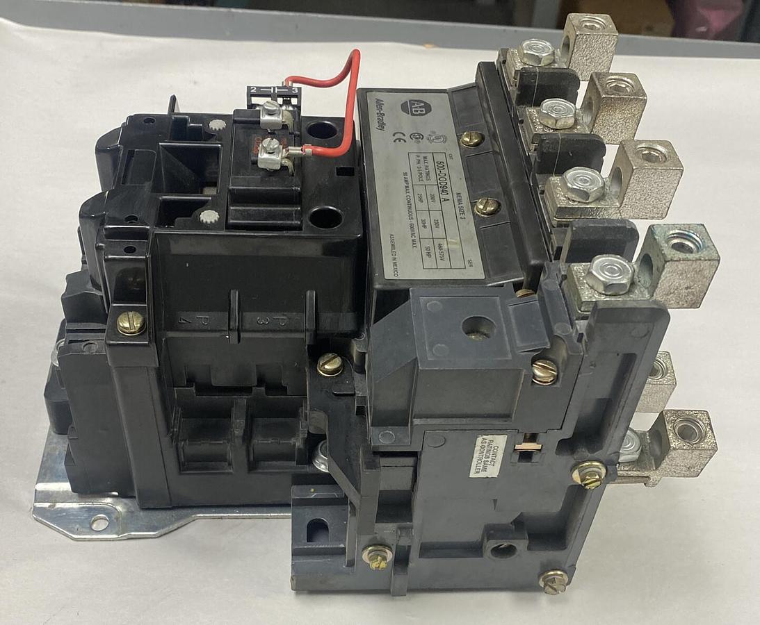 ALLEN BRADLEY,500-DOD940,NEMA SIZE 3 CONTACTOR110/120V 50/60 HZ 4 POLE NOS