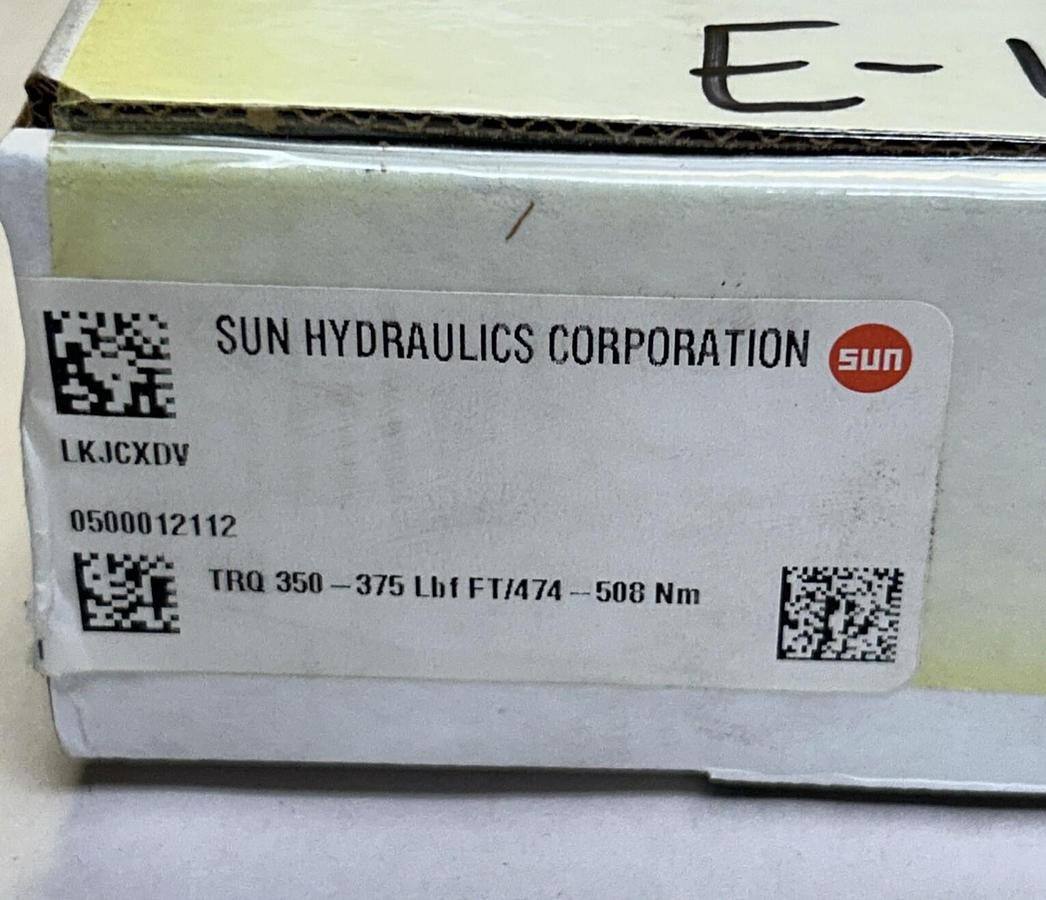 Used SUN HYDRAULICS,LKJCXDV,POPPET LOGIC ELEMENT NEW