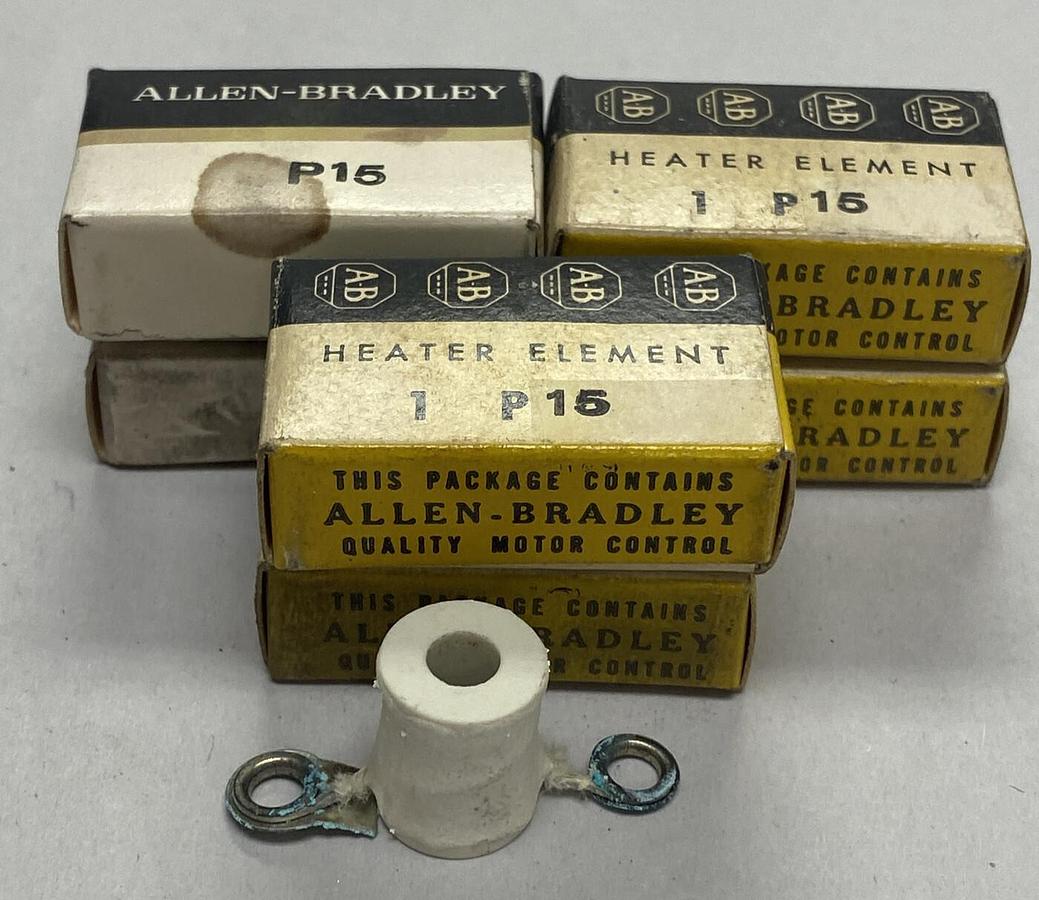 Allen-Bradley,P15,Overload Heater Element Lot Of 6 NOS