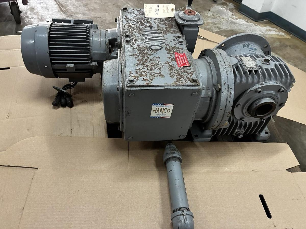 Used STERLING,WBFO,SPEED-TROL 1.5HP 1740/32RPM CONE GEAR REDUCER SMV30A075-W1 54:1