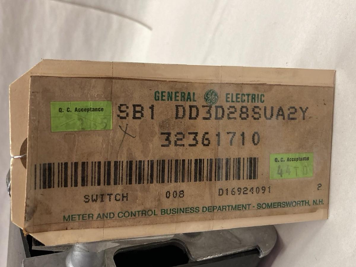 Used General Electric,SB1 DD3D28SUA2Y,Control Switch