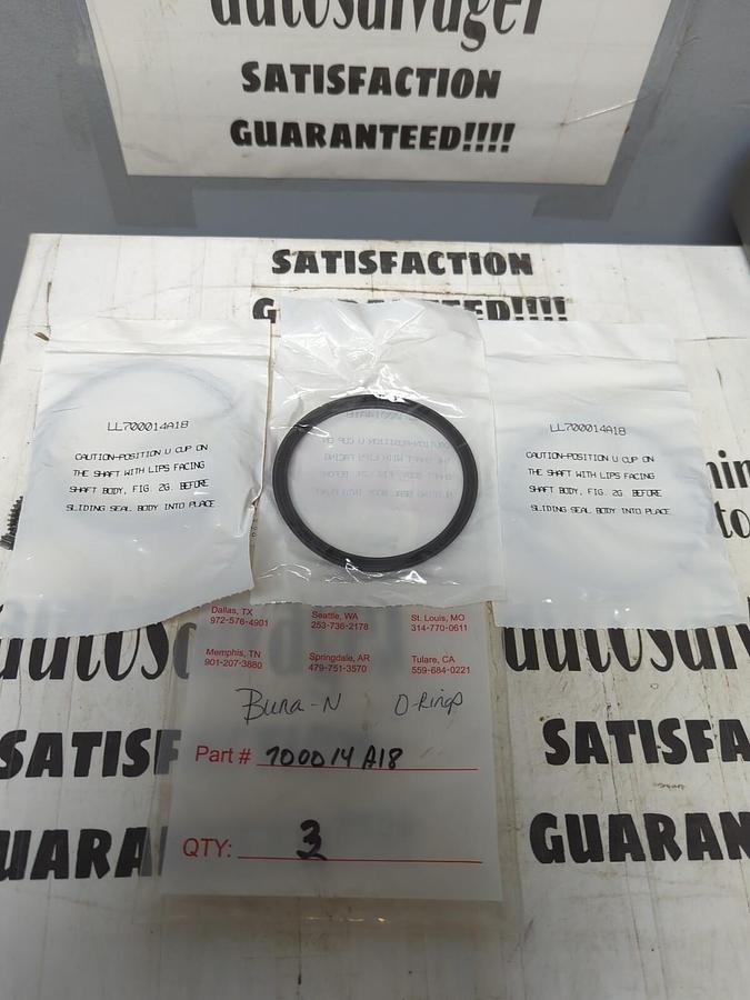BUNA-N,700014A18,SEAL 0-RING LOT OF 3 NEW