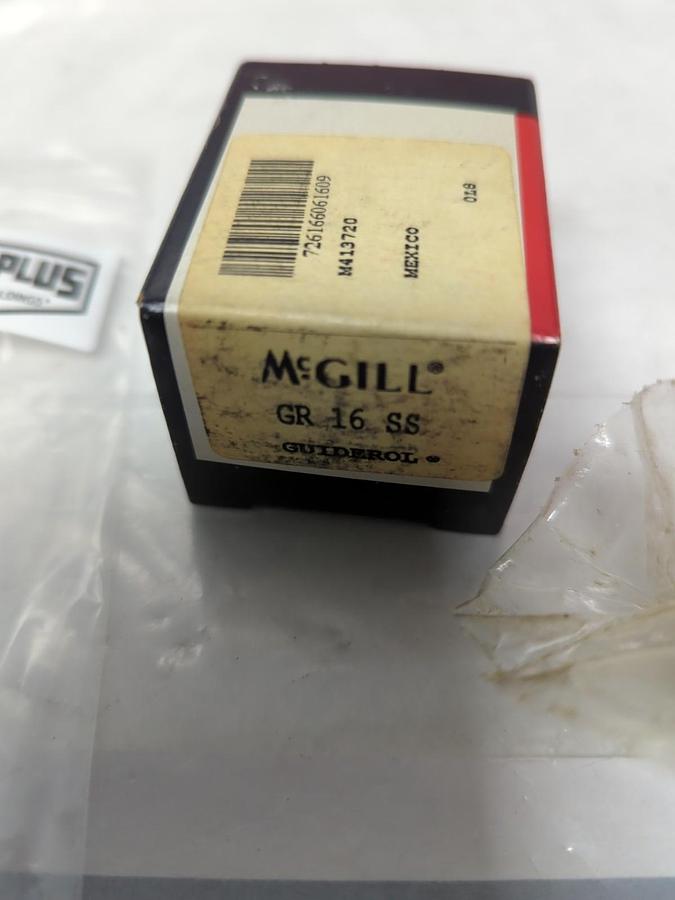 MCGILL,GR 16 SS,GUIDEROL NEEDLE ROLLER BEARING LOT OF 2 NOS