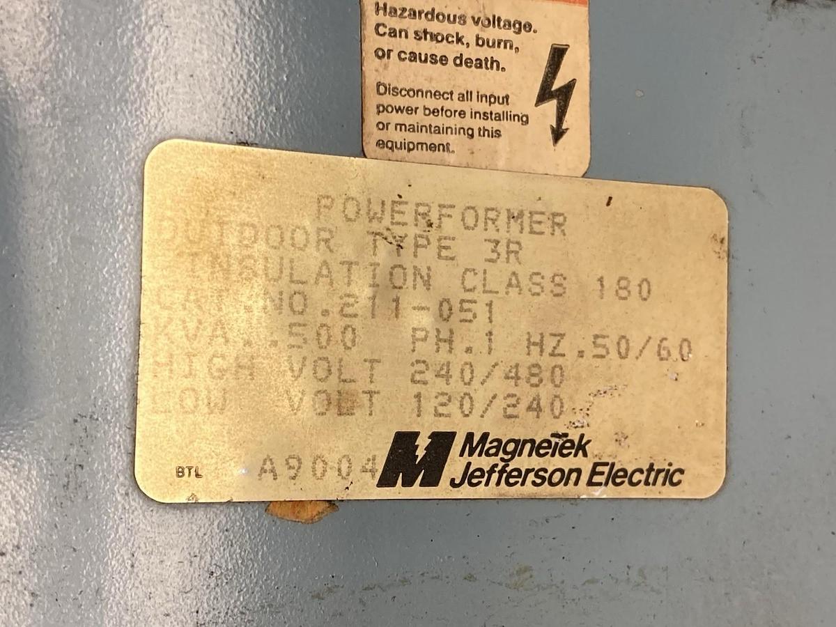 Used Magnetek Power,211-051,Outdoor Type 3R U/L Insulation Class 180
