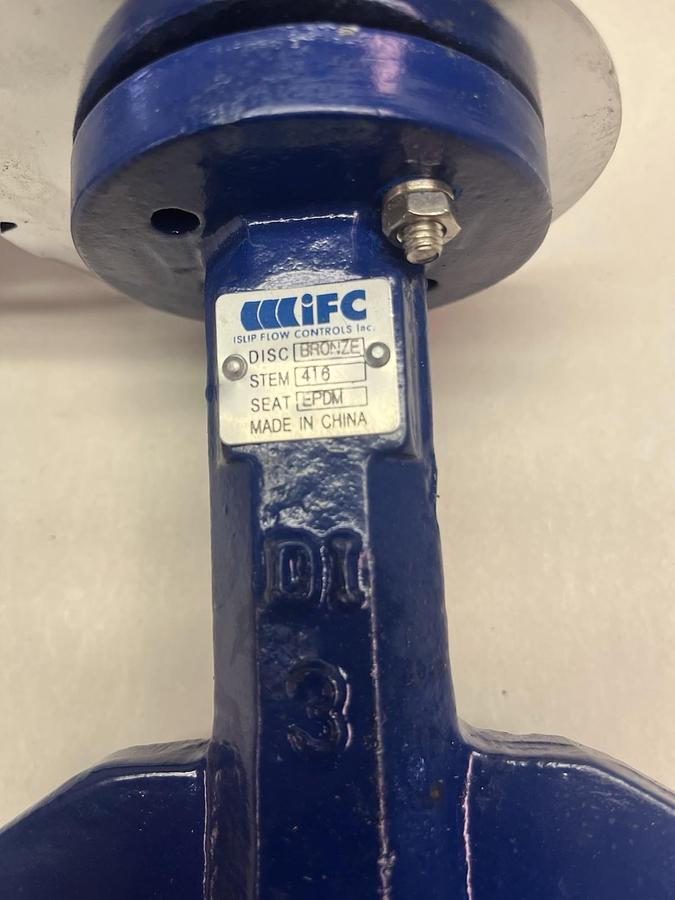 IFC,416,SS STEM BRONZE DISC 3" BUTTERFLY VALVE EPDM DN80 PN15