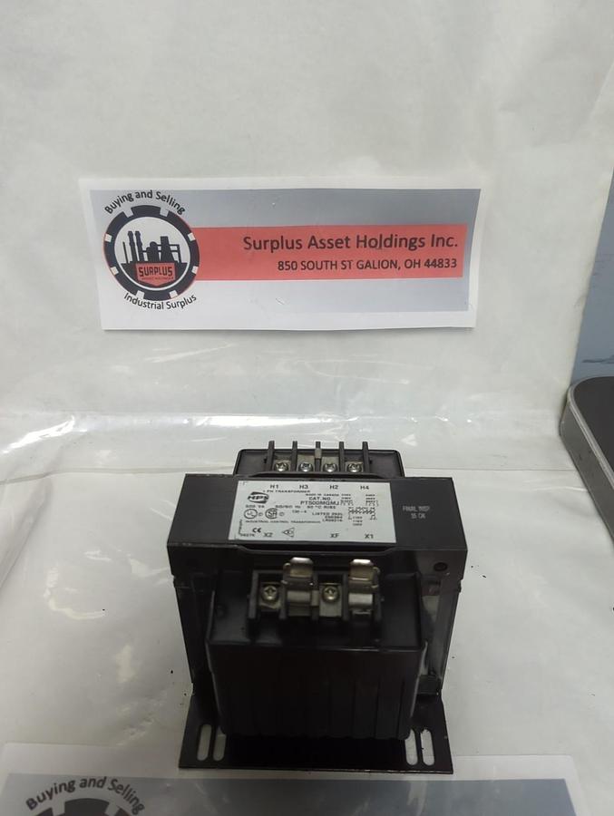 Used HPS,PT500MQMK,INDUSTRIAL CONTROL TRANSFORMER 500VA 50/60HZ PRE-OWNED