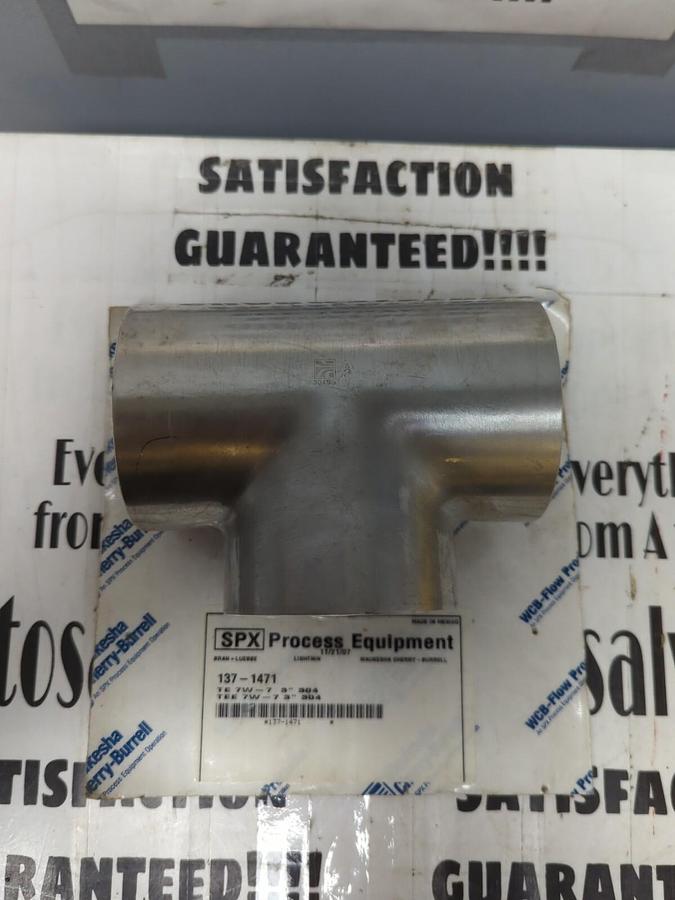 Used SPX,137-1471,TEE 7W-3 INCH SANITARY WELD TEE NEW