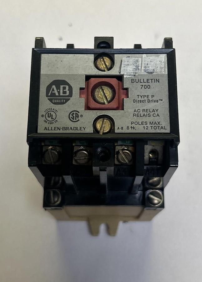 Used ALLEN BRADLEY,700-P400A1,AC CONTROL RELAY